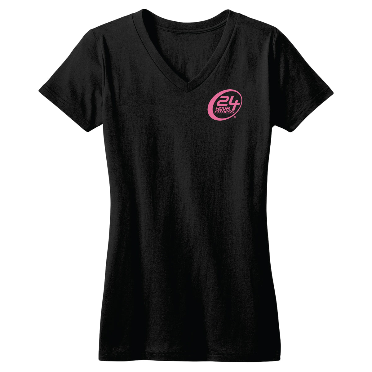 24HF Breast Cancer Awareness Women&#39;s V-Neck T-Shirt