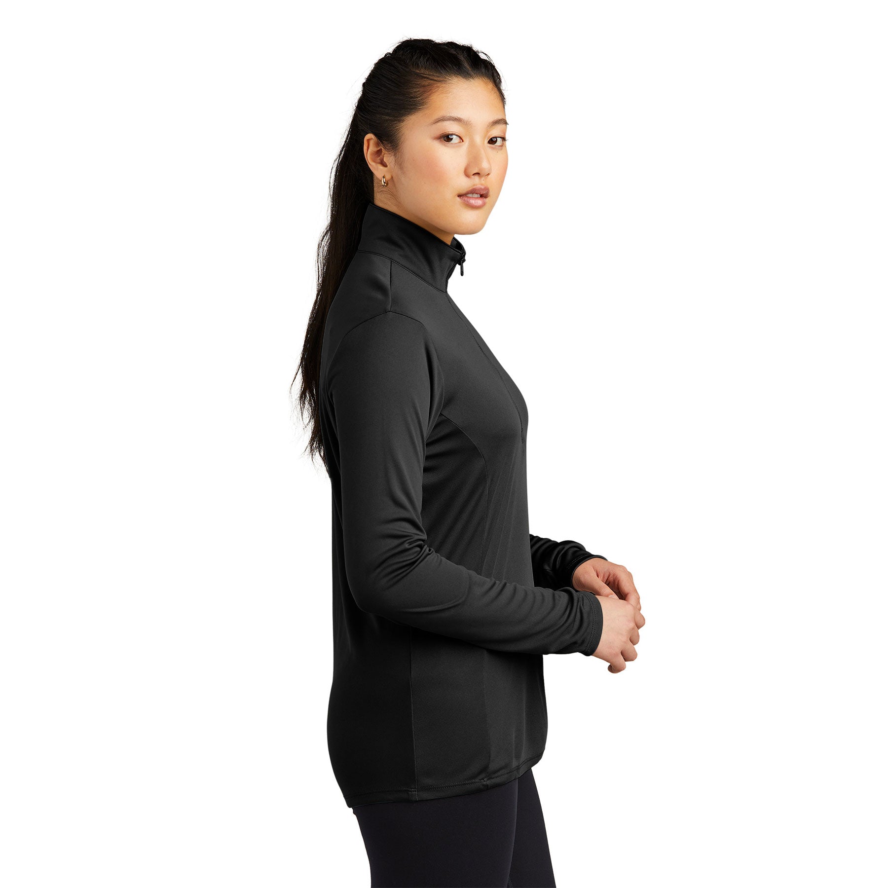 24HF Logo Women's Quarter Zip Pullover